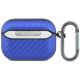 3. Etui BMW M Carbon Metal Logo na AirPods Pro 3 - jasnoniebieskie