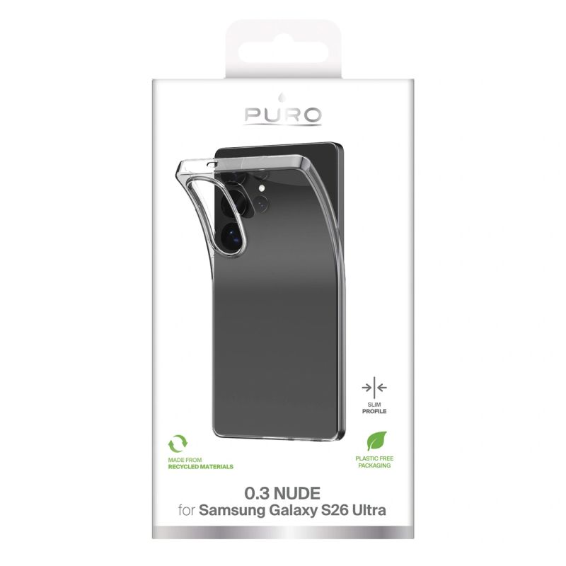2. Etui ochronne Puro Ultra-Slim 0.3 NUDE na Samsung Galaxy S26 Ultra - przezroczyste