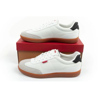 10. Levi's buty sportowe damskie sneakersy Jackson modne białe trampki