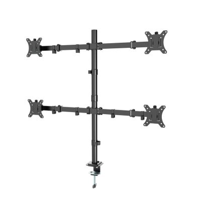 2. GEMBIRD BIURKOWE RAMIĘ/UCHWYT DLA CZTERECH MONITORÓW (REGULOWANE), 13”- 32”