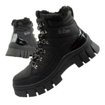 Lee Cooper buty sportowe damskie zimowe trekkingowe ocieplane czarne wysokie
