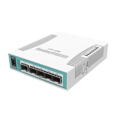 3. Mikrotik CRS106-1C-5S łącza sieciowe Gigabit Ethernet (10/100/1000) Obsługa PoE Biały