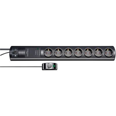 Listwa przeciwprzepięciowa Brennenstuhl Primera-Tec 3500W, 7 gniazd, 2.0m, Niemcy