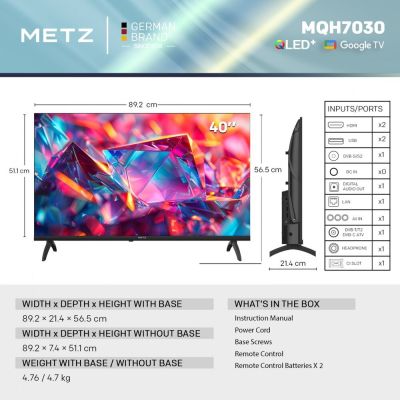 5. Telewizor 40" METZ 40MQH7030Z