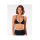 8. Biustonosz kąpielowy RIP CURL Premium Surf Banded Fixed Tri czarny