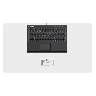 3. KeySonic KSK-3211ELU (DE) klawiatura Dom USB QWERTZ Niemiecki Czarny