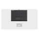 3. KeySonic KSK-3211ELU (DE) klawiatura Dom USB QWERTZ Niemiecki Czarny