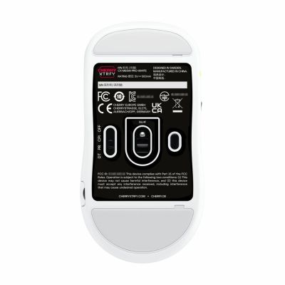 3. Mysz CHERRY Xtrfy M68 Pro - mysz - optyczna - 5 przycisków - bezprzewodowa - 2,4 GHz - odbiornik bezprzewodowy (USB) - biały