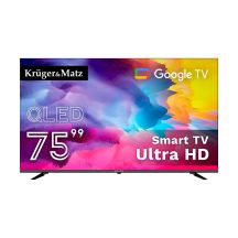 Telewizor Kruger&Matz 75" QLED UHD smart DVB-T2/S2 H.265 Hevc