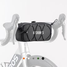 ROCKBROS torba rowerowa na kierownicę TL001 czarna