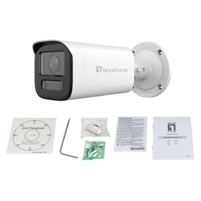 3. Kamera LevelOne IPCam FCS-5222 Kopułkowa 2MP H.265 IR PoE