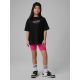 6. T-shirt loose z nadrukiem dziewczęcy 4F 4FJRSS26TTSHF4137-20S