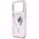6. Etui Karl Lagerfeld IML Peekaboo MagSafe na iPhone 17 Pro Max - różowe