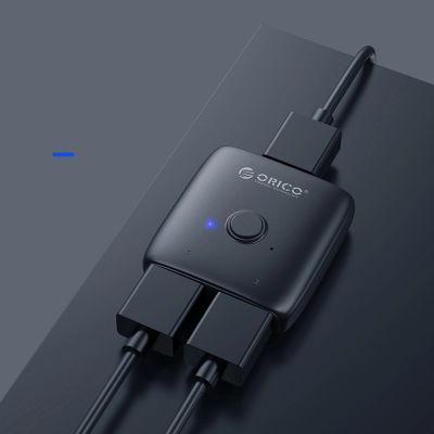 7. Adapter HDMI Orico AS2-A1 dwukierunkowy splitter - czarny