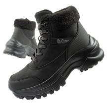 Lee Cooper buty sportowe damskie zimowe trekkingowe ocieplane czarne sznurowane