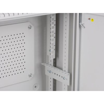 4. Szafa instalacyjna Lanberg rack wisząca 19" 4U+3U 540x200 niskoprofilowa szara (złożona)