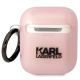 2. Etui Karl Lagerfeld Ikonik Choupette na AirPods 1/2 - różowe
