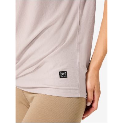 2. Koszulka z krótkim rękawkiem damska SUPER.NATURAL W YOGA LOOSE TEE różowa