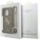 8. Etui Guess 4G Strap 4G Classic Logo na iPhone 16 Pro - brązowe