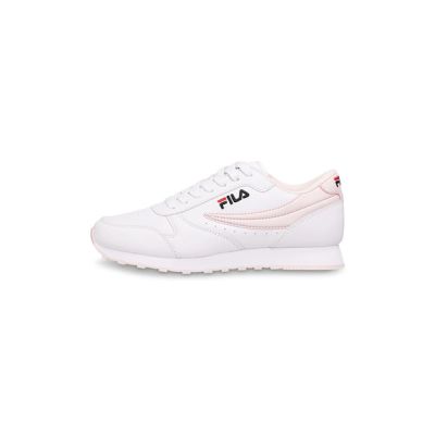 8. Fila Orbit buty sportowe damskie sneakersy modne wygodne lekkie białe różowe