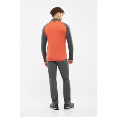Bluza męska VIKING Birger Man rozpinana pomarańczowo szara   XXL