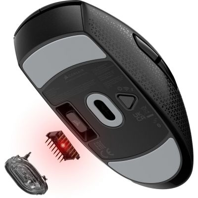 5. Corsair M55 myszka Gaming Po prawej stronie RF Wireless + Bluetooth + USB Type-A Optyczny 24000 DPI
