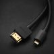 2. Kabel Ugreen HD127 micro HDMI - HDMI 2.0 4K 60Hz 1 m - czarny