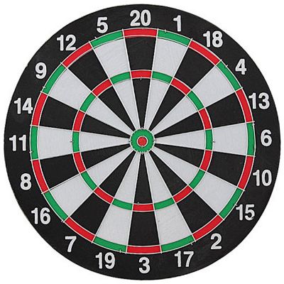 Tarcza dart sizalowa 30 cm + 6 rzutek EB030231/BT171525
