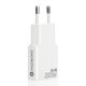 4. EVERACTIVE ŁADOWARKA SIECIOWA 1 X USB, 1 X USB-C QUICK CHARGE 3.0 20W SUPER SLIM BIAŁA SC-340Q