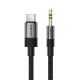3. Kabel Acefast J11 USB-C do mini jack 3.5mm 1m - czarny