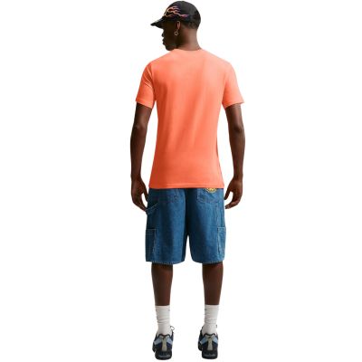 7. Koszulka męska Nike Nsw Tee Icon Futura pomarańczowa AR5004 835