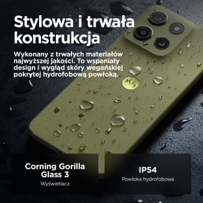 30. Smartfon Motorola Moto G15 Power 8/256GB Iguana Green