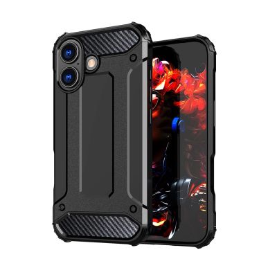 2. Etui Hybrid Armor na iPhone 17 pancerne - czarne
