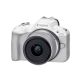 3. Canon EOS R50, White + RF-S 18-45mm F4.5-6.3 IS STM Kit Bezlusterkowiec 24,2 MP CMOS 6000 x 4000 px Biały