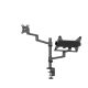 21. Neomounts DS20-425BL2 uchwyt / stojak do monitorów 68,6 cm (27") Biurko Czarny