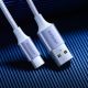 8. Kabel Ugreen US288 60131 USB-A / USB-C QC 3.0 3A 1m - biały