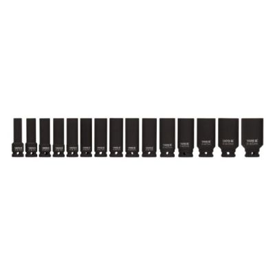 2. Nasadki udarowe YT. 15 części 1/2" długość 1055 10-32mm