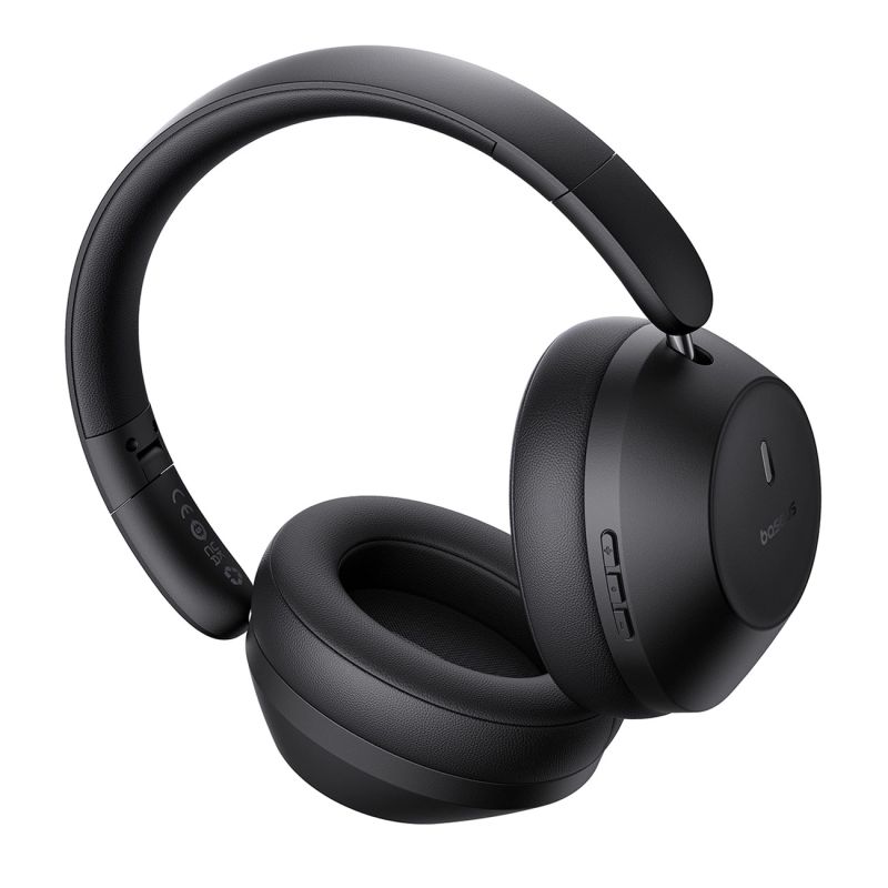 5. Słuchawki bezprzewodowe Baseus Bass 30 Max nauszne Bluetooth 5.3 - czarne