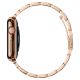 8. Pasek Spigen Modern Fit Band na Apple Watch 4/5/6/7/8/SE (38/40/41 mm) - różowo-złoty