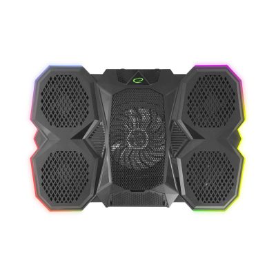 10. ESPERANZA PODSTAWKA CHŁODZĄCA GAMING Z PODSTAWKĄ NA TELEFON LED RGB BREVA EGC107