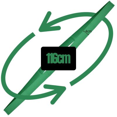 13. SZARFA DO ZABAW 10 SZT ZIELONA