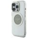 2. Etui Guess IML Metal Colored Circle Classic Logo MagSafe na iPhone 16 Pro Max - szare