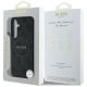 8. Etui Guess Leather 4G Colored Ring Classic Logo MagSafe Samsung Galaxy S25 czarny