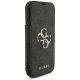 4. Etui Guess Book 4G Metal Logo na iPhone 18 Pro / 17 Pro - czarne