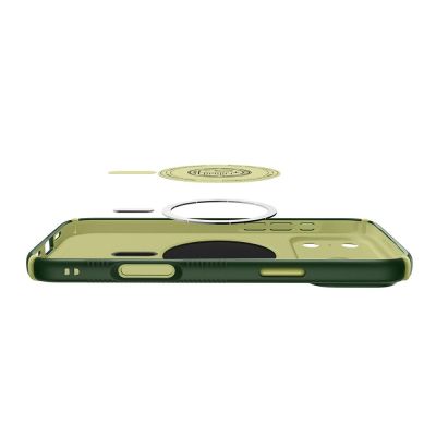 5. Etui Spigen Nano Pop MagSafe na iPhone 18 Pro / 17 Pro - zielone