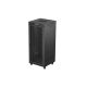 Szafa instalacyjna rack stojąca 19" 37U 800X800 czarna drzwi perforowane LCD Lanberg (Flat Pack)