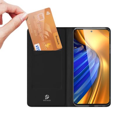 2. Dux Ducis Skin Pro kabura etui pokrowiec z klapką Xiaomi Poco F4 5G czarny