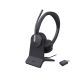 3. Yealink WH64 Hybrid Dual Teams Zestaw słuchawkowy Bezprzewodowy Opaska na głowę Biuro/centrum telefoniczne Micro-USB Bluetooth Podstawka do ładowania Czarny