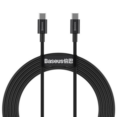 Kabel Baseus CATYS-C01 USB-C - USB-C PD QC FCP 100W 5A 480Mb/s 2m - czarny