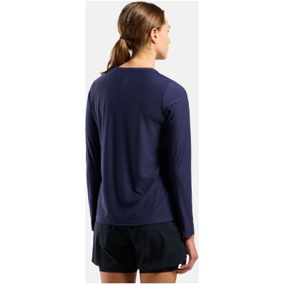 Koszulka z długim rękawem damska Odlo ZEROWEIGHT CHILL-TEC T-shirt crew neck l/s granatowa
